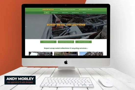 Martins Metals Website design Example