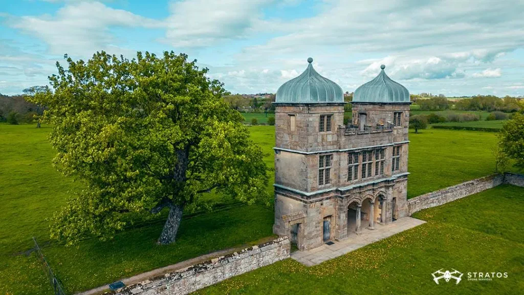 Swarkstone Pavilion drone photo