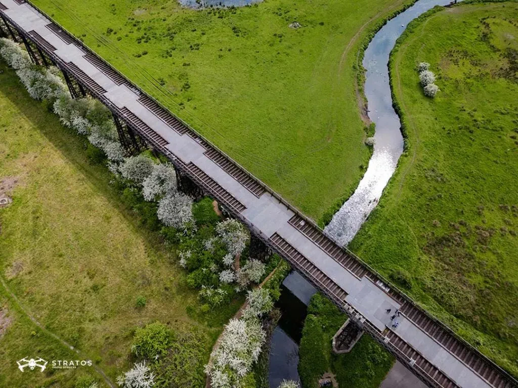 Viaduct drone photo
