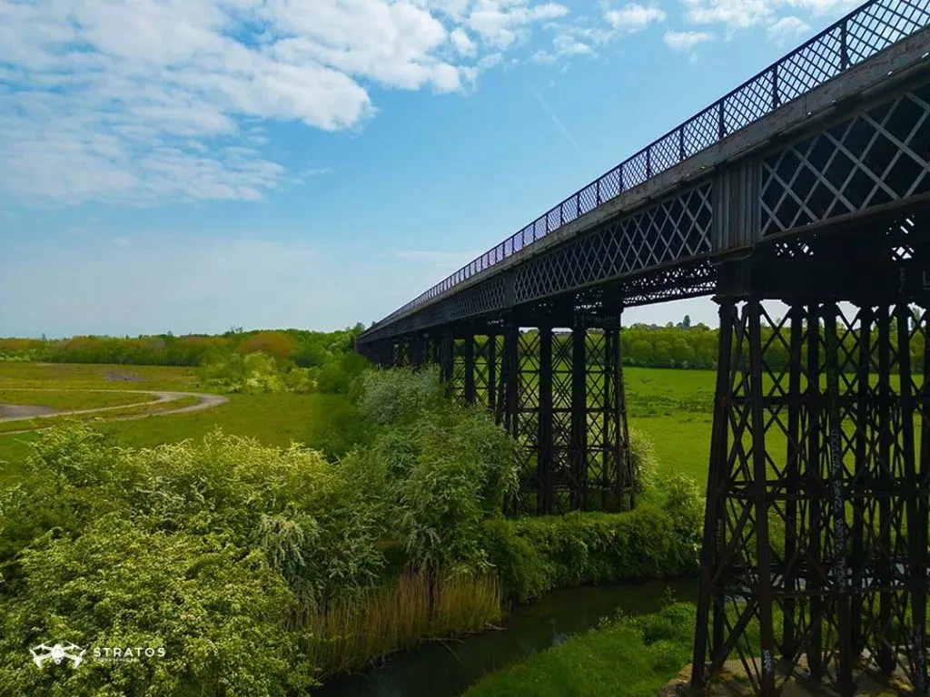 Viaduct drone photo