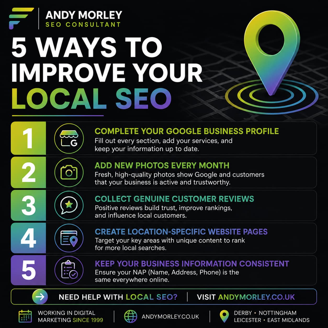 5 Ways to Improve Your Local SEO in Derby