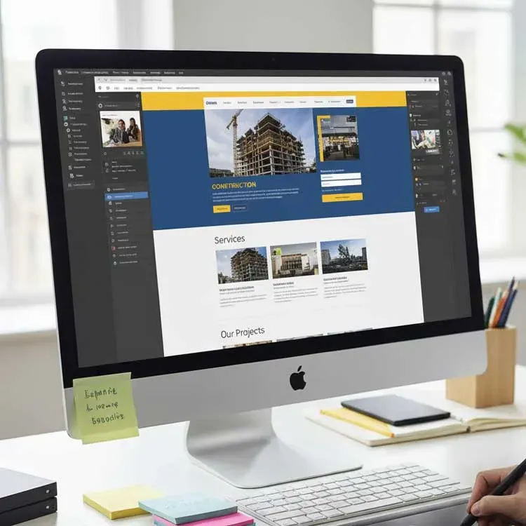 Website design for tradesmen